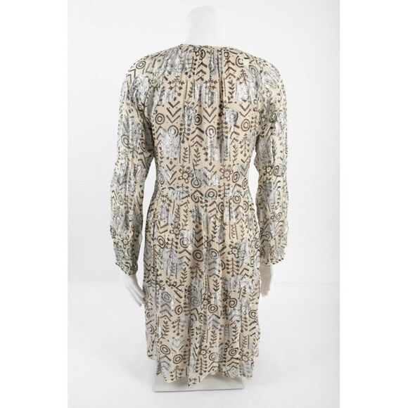 Zara Womens Mini Tunic Dress XS Multi-Color L/S - Picture 5 of 7